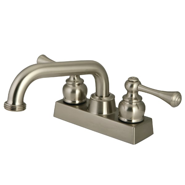 4 in Centerset2-HandleLaundry Faucet, Brushed Nickel